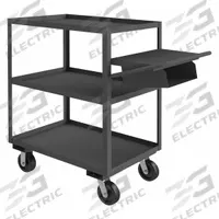 APPROVED VENDOR Utility Cart: 3,600 lb, 3 Shelves, 79 in L x 31 in W x 44 in H Overall Dim, Flat (MPN OPCPFS-306048-3-6PH-95). Key specifications — Caster Wheel/Tread Material: Phenolic; Brand: APPROVED VENDOR; Caster/Wheel Configuration: (2) Swivel.