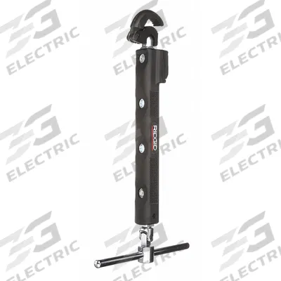 RIDGID Basin Nut Wrench: Telescoping Handle, Metal, 10 to 17 in - Basin Wrenches
