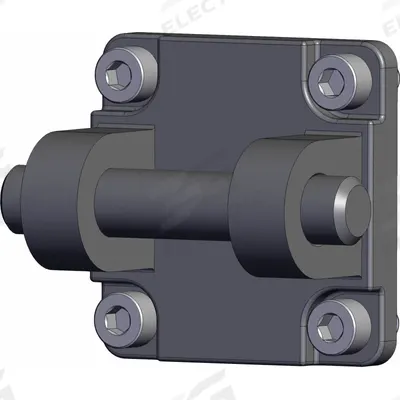 SMC Double Clevis: Clevis, Fits 63 mm Bore Dia, D5063 - Clevis Mounting Hardware
