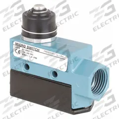 HONEYWELL Non Plug-In Limit Switch: Plunger Actuator, Metallic, 9 ozf Op Force - Min, Plunger, BZE6 (MPN BZE6-2RN7). Key specifications — Manufacturer Part Number: BZE6-2RN7; Brand: HONEYWELL; Electrical Connection: Screw Terminals; Series: BZE6; Body Material Type: Metallic; Actuator Type: Plunger.