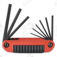 EKLIND Hex Key Set: 1 - 5 Pieces, Fold-Up Hex, Folding, SAE, Std End, Short, 1 Pieces, Black Oxide (MPN 25911). Key specifications — attr1205553: Not Tether Capable; attr1205554: EKLIND; attr1205568: Black Oxide; attr1293176: 1 - 5 Pieces.