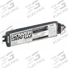 POWER SENTRY Fluorescent Battery Pack: 40 W Max. Bulb Watts, 120 to 277V AC, 1 Bulbs Supported, T8 (MPN PSQ500QD MVOLT M12). Key specifications — Input Voltage: 120 to 277V AC; Brand: POWER SENTRY.