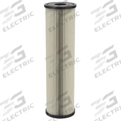 APPROVED VENDOR Water Filter Cartridge: 20 micron, Pleated, 10 gpm, 9 3/4 in Overall Ht (MPN 155001-75). Key specifications — Brand: APPROVED VENDOR; Filter Media: Resin-Impregnated Pleated-Cellulose Polyester.
