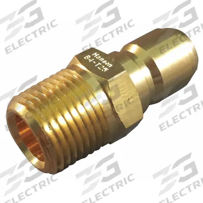 HANSEN Hydraulic Quick Connect Hose Coupling: 3/4 in, 303 Stainless Steel - ST Series Hydraulic Quick-Connect Coupling Plugs
