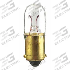 APPROVED VENDOR Incandescent Bulb: Incandescent, Miniature Bayonet (BA9s), (T) Tubular, T3-1/4, 755 (MPN 755-10PK). Key specifications — Light Color: White; Trade Number: 755; Voltage: 6.3V AC; Brand: APPROVED VENDOR; Bulb Shape: T3-1/4.