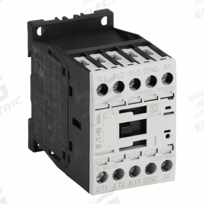 EATON Magnetic Contactor: Non-Reversing, 3 Poles, 3NO Contacts, 15 A - Non-Reversing IEC Contactors