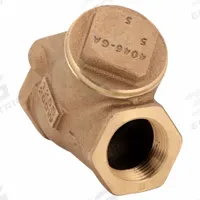 MILWAUKEE VALVE Swing Y Check Valve: Swing, Y-Style Valve Body, 1 in Pipe Size, FNPT x FNPT, Bronze (MPN 509Y 1"). Key specifications — Brand: MILWAUKEE VALVE.