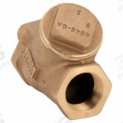MILWAUKEE VALVE Swing Y Check Valve: Swing, Y-Style Valve Body, 1 in Pipe Size, FNPT x FNPT - Bronze Y Swing Check Valves