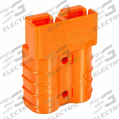 ANDERSON POWER PRODUCTS Housing: SB 50, Orange, Plastic, MPN 992G7-BK - Multipole SB Connector Housings