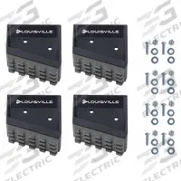 LOUISVILLE LADDER Ladder Replacement Shoes: For Stepladders, Feet & Shoes (MPN PK136B). Key specifications — Includes: Hardware; Color: Black; Brand: LOUISVILLE LADDER; Compatible Ladder Type: Stepladders; Compatible with Series: FM1400HD; Product Type: Shoe.