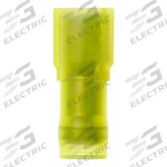 3M Wire Disconnect: Female Socket, Yellow, Nylon, Full Coverage, 12 AWG – 10 AWG Wire Size (MPN MNGI10-250DFIK). Key specifications — Brand: 3M; Manufacturer Part Number: MNGI10-250DFIK.