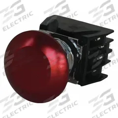 EATON Hazardous Location Push Button: 30 mm, Metallic, Mushroom Head Profile, 2NO/2NC (MPN 10250T713R). Key specifications — Manufacturer Part Number: 10250T713R; Product Type: Push Button Operators; Series: 10250T; Brand: EATON; AC Contact Rating: 10 A @ 600 V; Action: Momentary; DC Contact Rating: 2.5 A @ 250 V; Operator Illumination: Non-Illuminated.