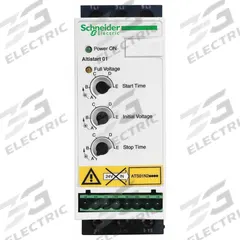 SCHNEIDER Soft Start: 380-415V AC, 6 A Output Current, With Bypass, IP20, 60/50 Hz, Three Phase (MPN ATS01N206QN). Key specifications — Manufacturer Part Number: ATS01N206QN.