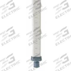 METRO Shelving Post: 86 3/16 in x 1 3/4 in, Taupe, Polymer, Epoxy Coated (MPN MX86P-4). Key specifications — Material: Polymer; Finish: Epoxy Coated; Color: Taupe; Brand: METRO.