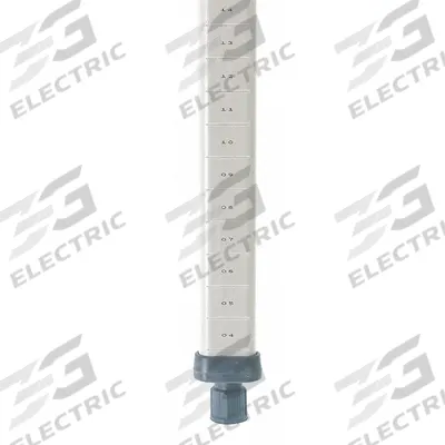 METRO Shelving Post: 86 3/16 in x 1 3/4 in, Taupe, Polymer - Posts for Harsh Environment Antimicrobial Plastic Shelving