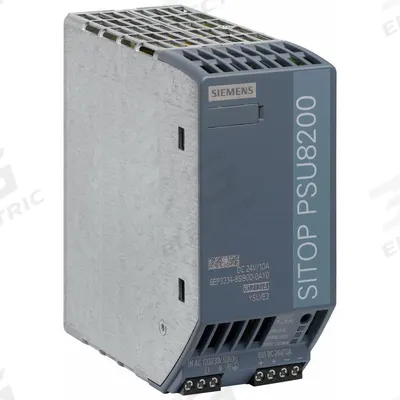 Siemens Stabilized Power Supply: DIN Rail, 240 W Output Power - Rated, 10 A Current - Output - DIN Rail Mount DC Power Supplies