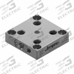JERGENS Receiver Base: Quick-Loc, Square, Alloy Steel, 104 mm W x 104 mm L x 104 mm H, 1.8 kg Wt (MPN QL2-100105). Key specifications — Product Type: Receiver Base; Brand: JERGENS; Compatible Pull Stud Part Number: QL-200800.