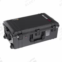 PELICAN Protective Case: Black, Mobile, 13.6 lb Wt, Plastic, Polyurethane (MPN 1595AIRTP). Key specifications — Closure Type: Press and Pull Latches; Brand: PELICAN.