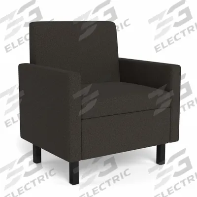 SAFCO PRODUCTS Both Arms Modular Seating: Dark Gray, 36 in Overall Wd - Modular Multifunctional Furniture