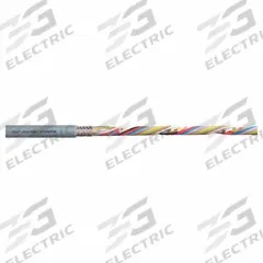 CHAINFLEX Data Cable: 22 AWG, 14 Conductors, Order by the Foot, PUR Jacket, 300 V (MPN CF240PUR-03-14). Key specifications — attr1141190: Copper; attr1141193: Single; attr1141160: 5 x OD; attr1141165: 8 x OD; attr1141168: No; attr1141174: 10 x OD; attr1141159: Flame Retardant; attr1141182: FT-1.