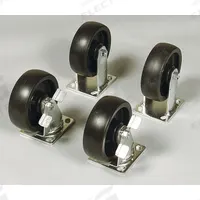 KNAACK Caster Set: Caster Set, Black, 2,600 lb Total Load Capacity (MPN 695). Key specifications — Compatible Product Type: Rolling Tool Boxes; Brand: KNAACK; Product Type: Caster Set; Compatible with Grainger Part Number: 13R517; Compatible with Manufacturer Model No.: 1020; Color: Black.