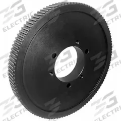 APPROVED VENDOR Timing Belt Pulley: Curvilinear, Bushed, For HTD Timing Belt Section, 112 Teeth (MPN QD112-5M-15). Key specifications — Brand: APPROVED VENDOR; Finish: Black Oxide; For Belt Series: PowerGrip® HTD®; For Bushing Size: SDS.