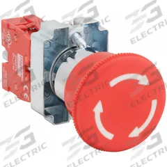 DAYTON Emergency Stop Push Button: Non-Illuminated, Mushroom Head Profile, Non-Metallic, 22 mm, 1NC (MPN 30G253). Key specifications — Brand: DAYTON; Action: Maintained; Series: Dayton; Terminal Connection: Pressure Plate; Push Button Material Type: Non-Metallic.