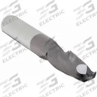 APPROVED VENDOR Ball End Mill: Carbide, AlTiN Coated, 2 Flute, 3/8" Mill Dia, 1-1/8" LOC, 3" OAL (MPN 224-001044)