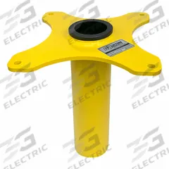 OZ LIFTING PRODUCTS Mounting Base: Socket, 1,200 lb Max Load Capacity, Steel, For 3.55 in Mast Dia (MPN OZSOC1-TP). Key specifications — Brand: OZ LIFTING PRODUCTS; Material: Steel.