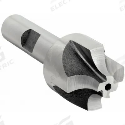 CLEVELAND Corner Rounding End Mill: High Speed Steel, 4 Flute, 1" Mill Dia, 1/4" Rad - High-Speed Steel Corner-Rounding End Mills
