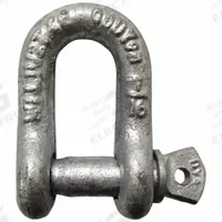 APPROVED VENDOR Anchor Shackle: Chain Shackle, 3,000 lb Working Load Limit, 3/4 in Wd Between Eyes (MPN 55AY02). Key specifications — Body Color: Silver; Brand: APPROVED VENDOR.