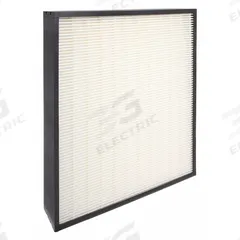 GRAINGER Minipleat Air Filter: 24 in x 24 in x 4 in, Synthetic, Plastic, No Header, MERV 14 (MPN 2GGC1). Key specifications — Brand: GRAINGER; Frame or Header Material: Plastic; Media Material: Synthetic.