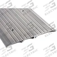 NATIONAL GUARD Door Threshold: Saddle, Aluminum, 4 ft Lg (MPN 8429-48). Key specifications — Brand: NATIONAL GUARD; Transition Type: Fluted.
