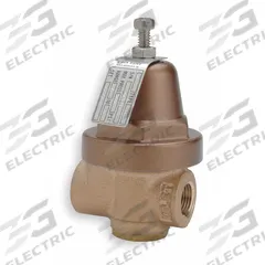 CASH VALVE Pressure Regulator: FNPTF x FNPTF, 1/4 in x 1/4 in, Brass, 100 psig to 180 psig, 180°F (MPN A16-AWSASBBF01-D5-0140). Key specifications — Brand: CASH VALVE.