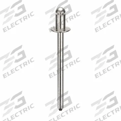 POP AVDEL Blind Rivet,1.284" L,0.122" dia,PK500: Inch, 1 9/32 in Overall Lg, 3/16 in Body Lg - Domed-Head Blind Rivets