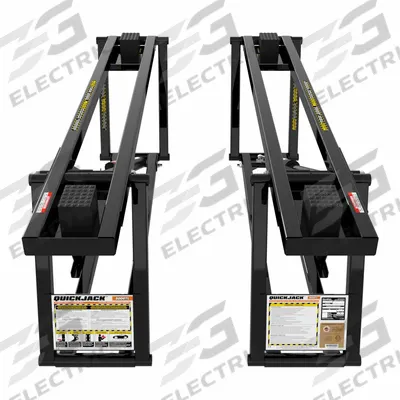 QUICKJACK Portable Car Lift: 8,000 lb Load Capacity, 24 1/2 in Max Lift Ht - Portable Scissor Lifts