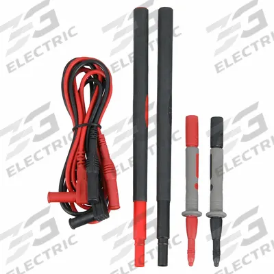 APPROVED VENDOR Test Lead Kit: CAT II 300V/CAT III 1000V, Std Probe, 1,000 V Max Volt - Test Lead Kits