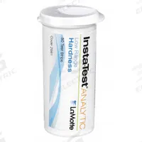 LAMOTTE Test Strips: Hardness, 0 to 180 ppm Hardness, Strip, 50 Tests, 3 in Overall Lg, Hardness (MPN 2981). Key specifications — Test Form: Strip; Brand: LAMOTTE; Parameter Measurements Included: 0 to 180 ppm Hardness.