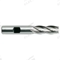 YG-1 Square End Mill: High Speed Steel, 4 Flute, 1/2" Mill Dia, 1" LOC, 2-11/16" OAL (MPN 04070)