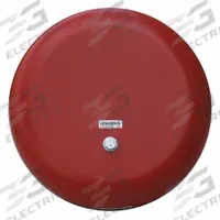 WHEELOCK Bell: Bell Sound, 115V AC, Indoor, CN121065, 10 in L x 10 in W. Key specifications — Brand: WHEELOCK; Color: Red; Operating Voltage: 115V AC.
