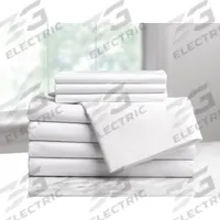 WESTPOINT HOME Flat Sheet: Queen, 104 in Overall Lg, 90 in Overall Wd, T200, Fresh White, Reusable (MPN 1A29687). Key specifications — Color: Fresh White; Fabric Material: 40% Polyester; Thread Count: T200; Brand: WESTPOINT HOME; Fabric Pattern: Solid; Hem/Pocket Size: Flat Sheet - N/A; Sheet Color: Fresh White.