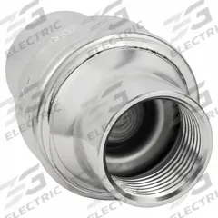 BONOMI Check Valve: Swing, Inline Valve Body, 1 in Pipe Size, FNPT x FNPT, 316 Stainless Steel, NPT (MPN S250-1"). Key specifications — Brand: BONOMI.