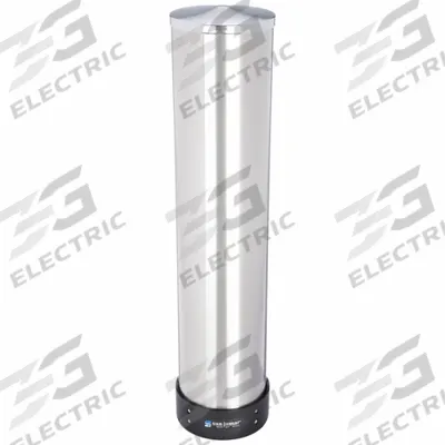 APPROVED VENDOR Cup Dispenser: 23 1/2 in Tube Lg, 32 to 46 oz Cups - Wall-Mount Cup Dispensers