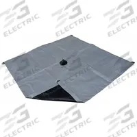 APPROVED VENDOR Leak Diverter Tarp: 7 ft Lg, 7 ft Wd, Polyethylene, Black/Silver (MPN 5WTZ4). Key specifications — Diverter Material: Polyethylene; Diverter Color: Black; Leak Diverter Mounting Style: Bungee Cords with Hooks; Brand: APPROVED VENDOR.