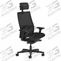 HON Office Chair: Ignition 2.0, Ht/Left/Right Slide, Black, Fabric & Mesh Material, 29 in Back Ht (MPN HONI2MSKY2IMTHR). Key specifications — attr995518: Ignition 2.0; attr982877: Black; attr982913: No; attr982865: Black; attr982870: HON; attr982901: Black.
