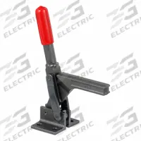 DE-STA-CO Vertical Hold-Down Clamp: Std Vertical Handle, Flange Base Mounting, 3.13 in Arm Lg, Std (MPN 5105). Key specifications — attr668198: DE-STA-CO.