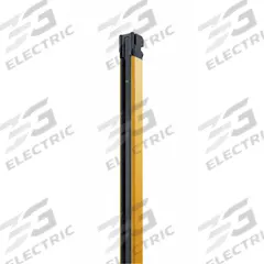 OMRON Safety Light Curtain: 24V DC, 4 Beams, 400 mm Spacing, 1,370 mm Protected Ht, M12 (MPN F3SG4PGA13704A). Key specifications — Auxiliary Contact Rating: 100 mA @ 24V DC; Type of Light: 870 nm IR LED; DC Voltage Rating: 24V DC; Brand: OMRON; Receiver Electrical Connection: M12; Transmitter Electrical Connection: M12; AC Voltage Rating: Not Rated; Safety Output Ratings: 300 mA @ 24V DC.