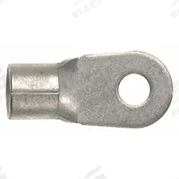 PANDUIT Ring Terminal: Bare, 1/4 in Stud Size, 6 AWG to 6 AWG Wire Sizes, 2,000 V (MPN P6-14R-T). Key specifications — Brand: PANDUIT; Barrel Style: Serrated.