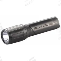 STREAMLIGHT Safety-Rated Flashlight: 200 lm, 6 hr Run Time at Max Brightness, 219 m Max Beam, Black (MPN 68344). Key specifications — Brand: STREAMLIGHT; Battery Requirements - Broad: Includes 4 AA.
