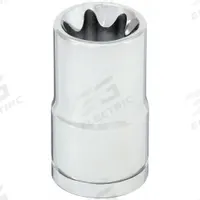 WESTWARD Socket: 1/2 in Drive Size, E10 Socket Size, External Torx, Std, Chrome, Not Tether Capable (MPN 20HX37). Key specifications — attr1206049: WESTWARD; attr1206024: Chrome.